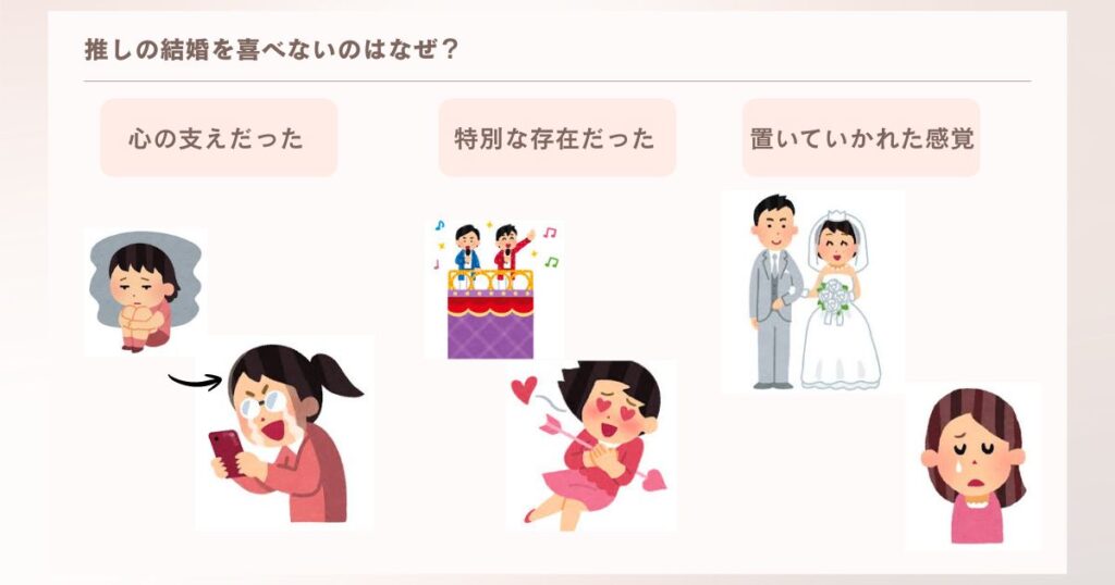 推しの結婚を喜べないのはなぜ？