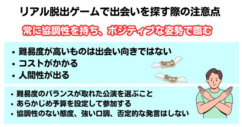 リアル脱出ゲームで出会いはある相手を探す際の注意点なども解説の画像