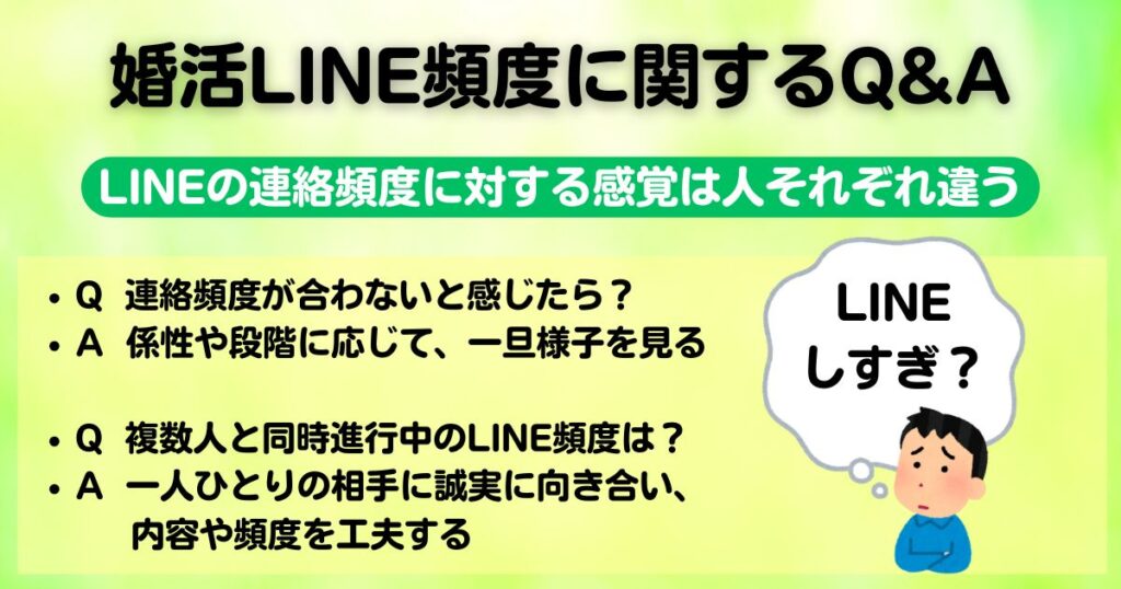 婚活のLINE頻度の最適解とは状況別にベストな頻度を解説の画像